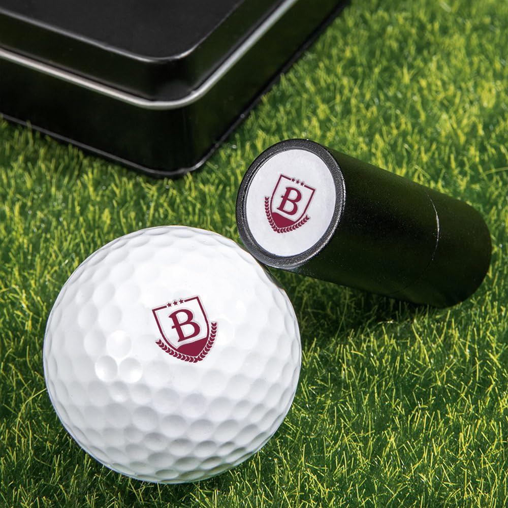 callie Personalised Golf Ball Stamp Marker with Monogram Initial Letter, Golf Gifts for Men, Dad, Husband, Golfers