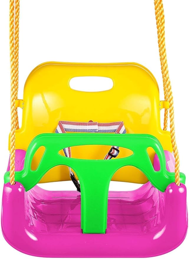 KAKIBLIN 3 in 1 Kids Swing Seat, Baby Swing Chair Secure