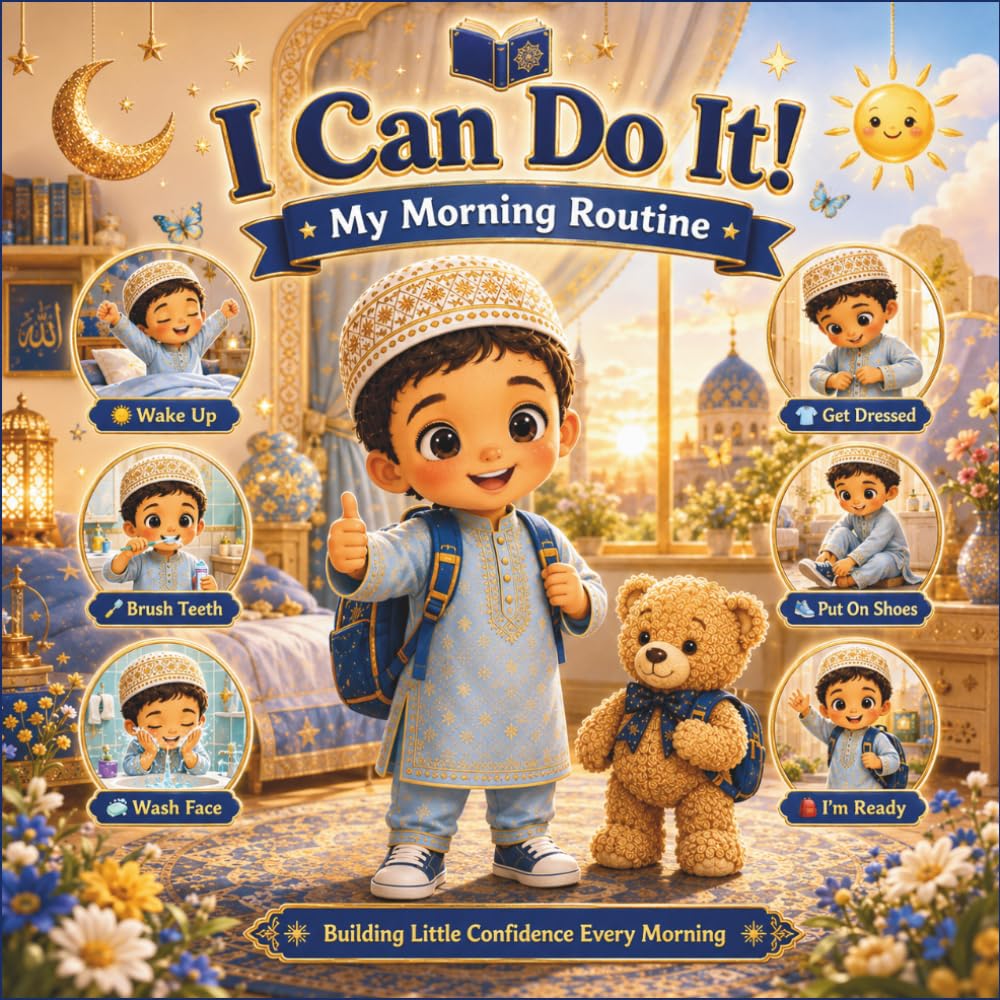 I Can Do It! – My Morning Routine with Yusuf: An Islamic Toddler Book for Building Independence, Daily Habits, Confidence, and Life Skills | Morning Routine for Muslim Preschoolers Ages 2–5