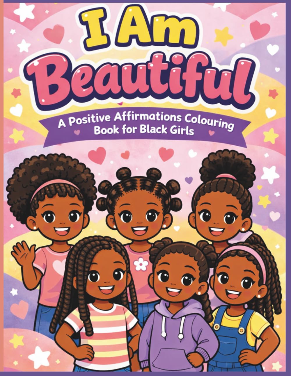 Affirmations Coloring Book for Kids: Positive Words, Confidence Building Quotes & Fun Designs to Inspire Happy, Brave and Kind Children
