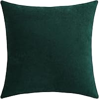 Vista 39 de Jeneoo - Fundas de almohada decorativas rojas brillantes de chenilla suave, fundas de cojín cómodas y sólidas para sofá de sala de estar