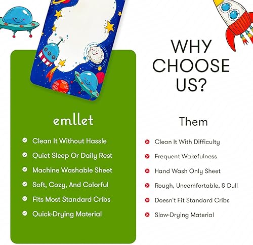 Miniatura 5 de EMLLET - Sábana para cuna, tela de algodón transpirable y segura con certificación Oeko-TEX, ideal para fondos de fotos, se adapta a todos los
