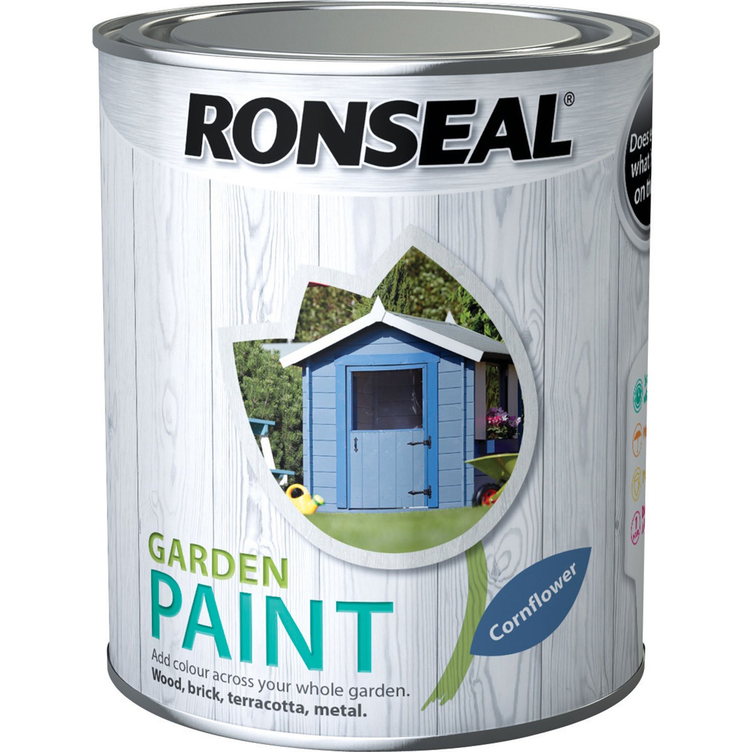 Ronseal Cornflower General Purpose Garden Paint 750Ml