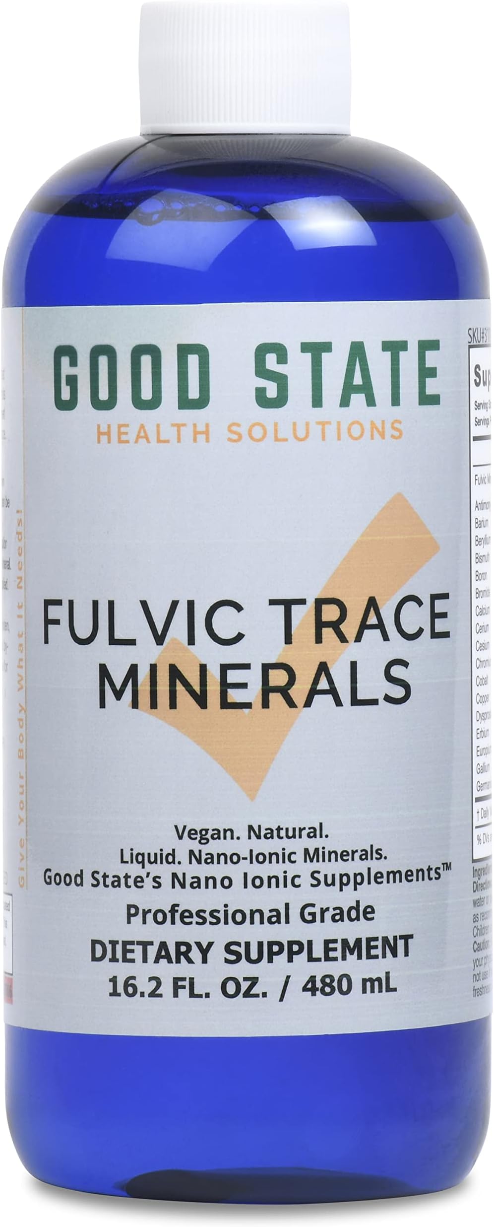 Good State - Liquid Ionic Fulvic Trace Minerals Immune Support 16.2 Fl. Oz. 173961