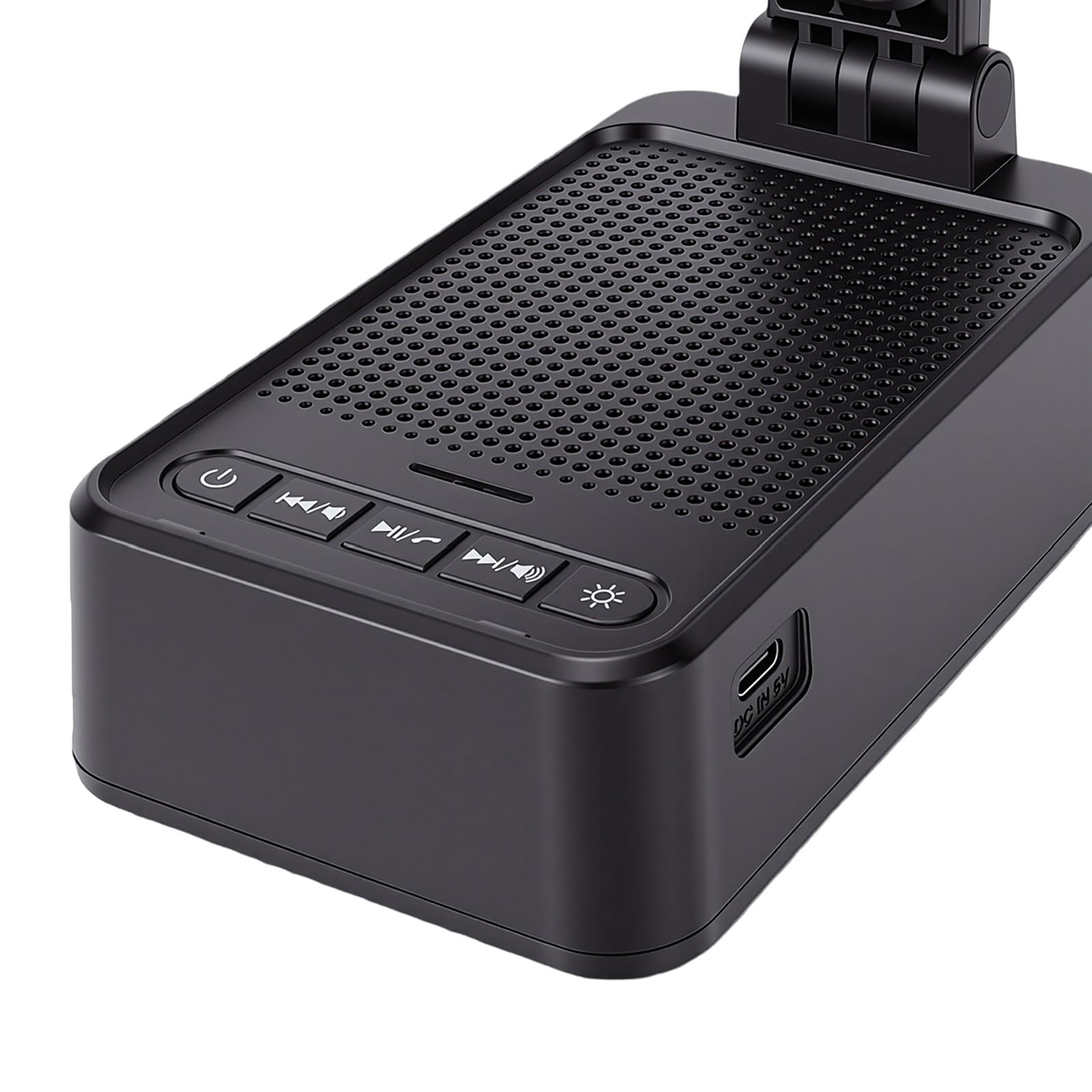 Elprico Cassa Bluetooth con Luce LED, Supporto Regolabile per Smartphone | Suono surround a 360°, illuminazione ambientale RGB, 10 ore di riproduzione