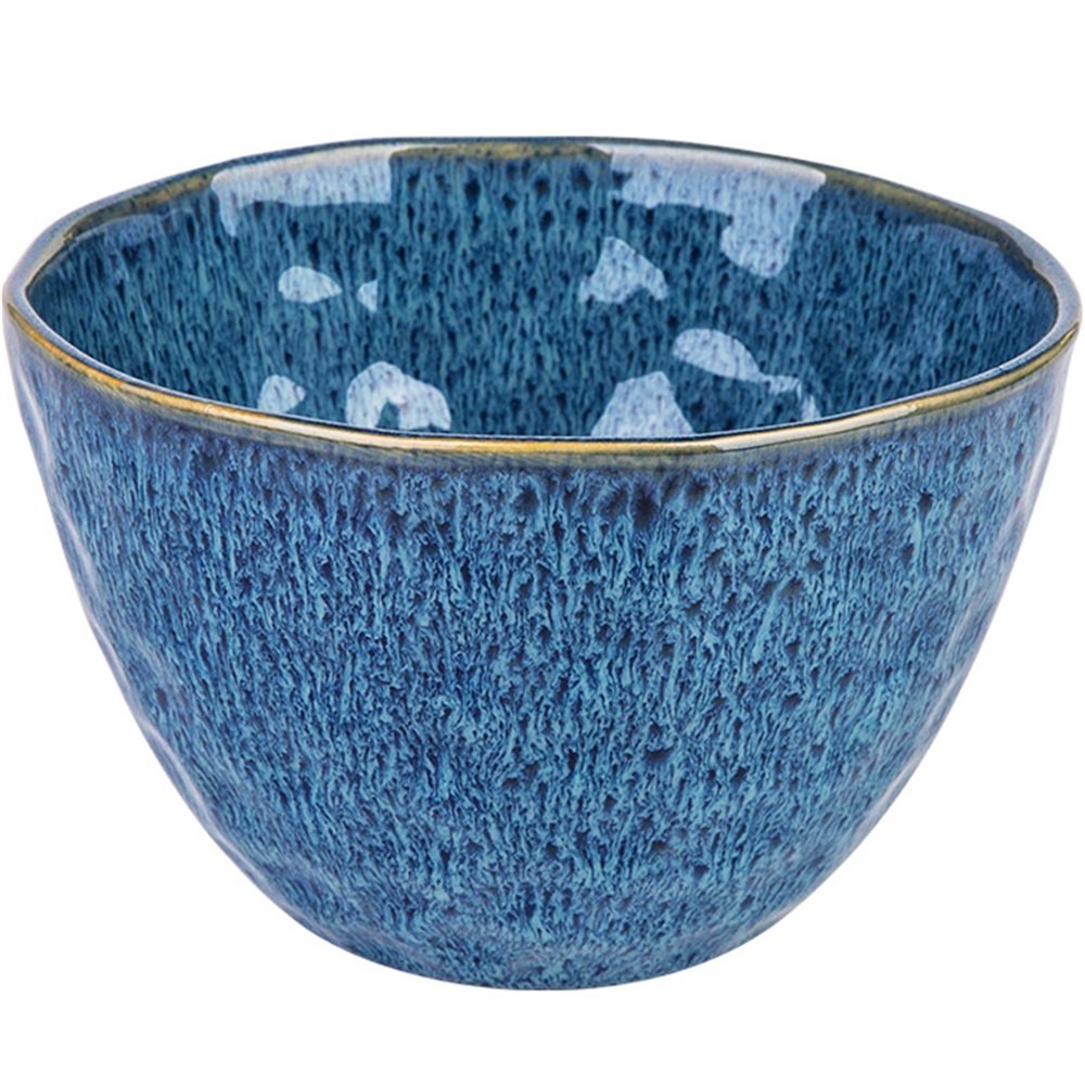 Ceramic Large Deep Rice Soup Ramen Noodle Pasta Bowl Creative Fruit Salad Cereal Dessert Bowls Oven Microwave Safe Mixing Serving Bowl (Color : Blue)