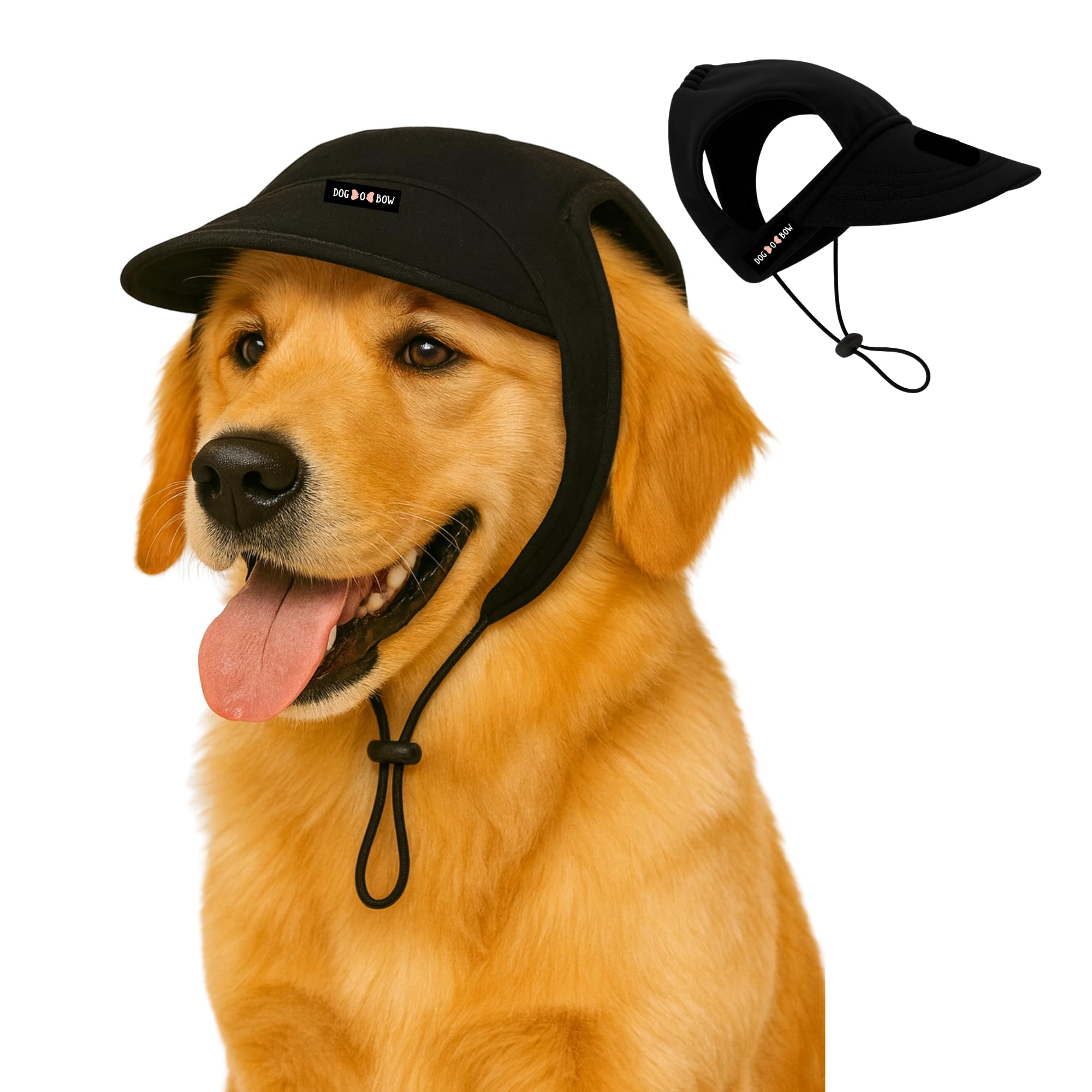 Dog-O-Bow Baseball Cap for Dogs | Soft, Comfortable Cap (Small)
