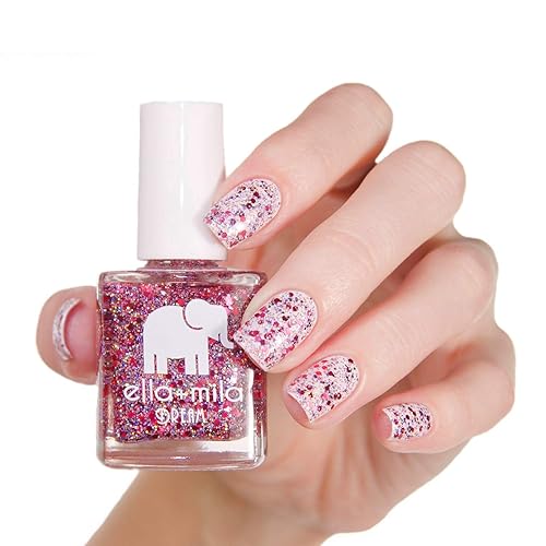 Miniatura 87 de ella+mila - Esmalte de uñas, colección BonBon - Late Night Tart - Fórmula de larga duración y resistente a las astillas