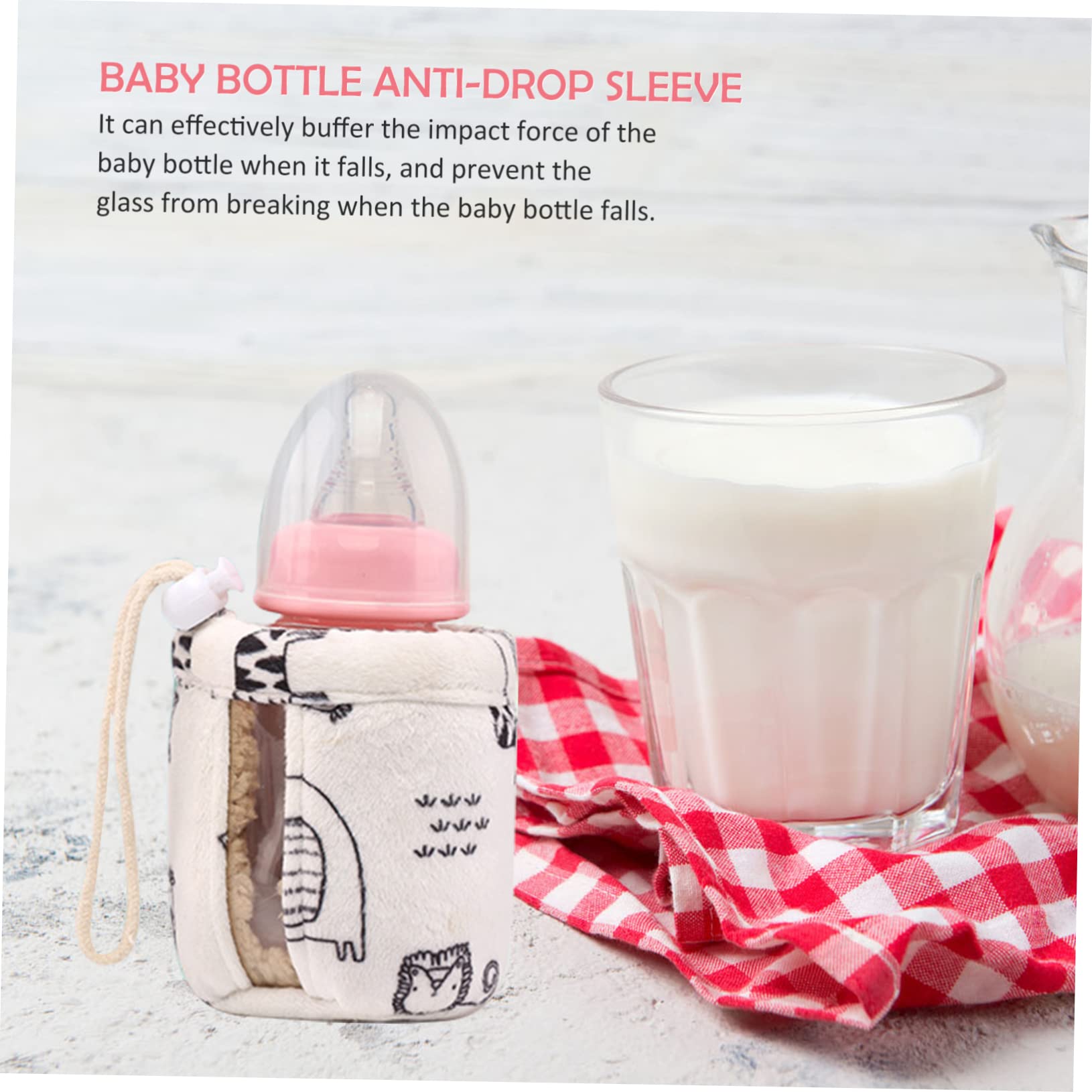 Toyvian 5stücke Babyflaschen-hülle Isolierte Flasche Optimaler Schutz Für Babyflaschen Wiederverwendbar Leicht Und Tragbar Für Unterwegs Mit Dicker Wärmeisolierung