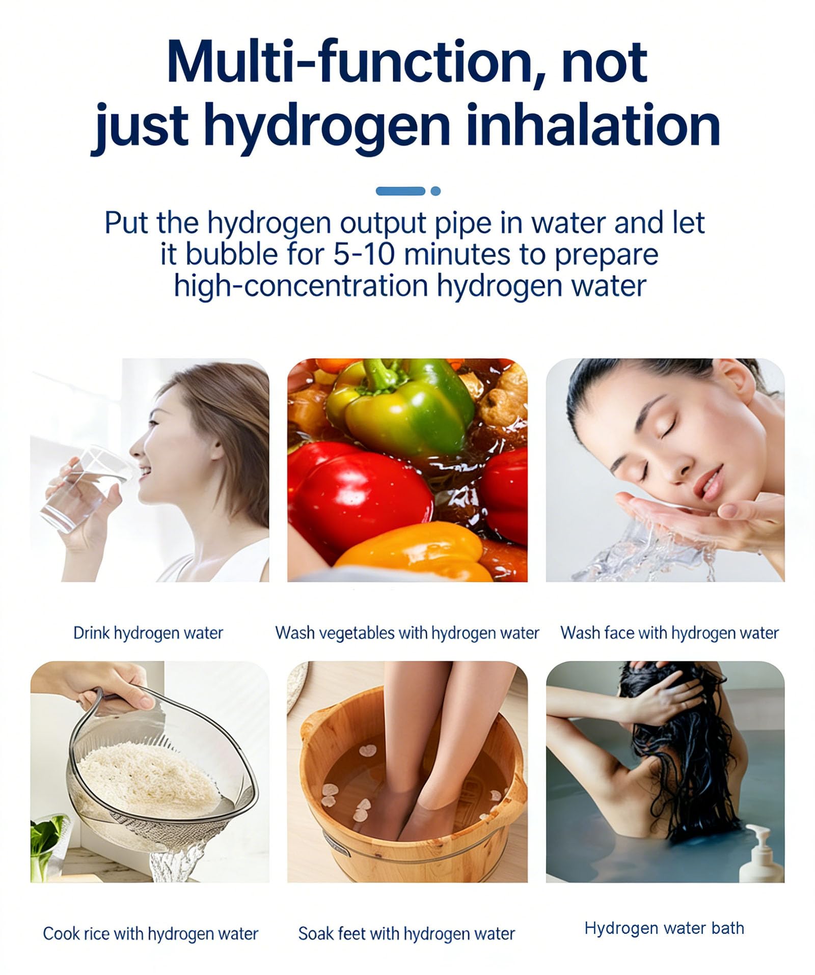 Urządzenie Do Inhalacji Wodorem O Czystości 99,99%, Wydajność 150 Ml/Min, Technologia Spe/Pem, Przenośny Inhalator H2