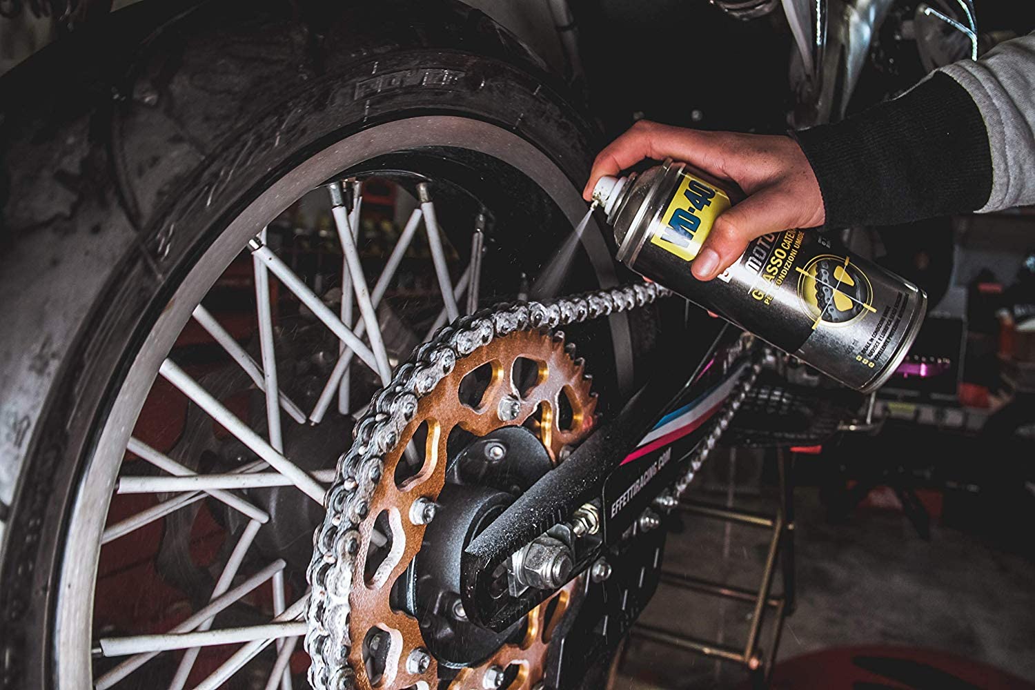 WD-40 - Grasa de cadenas SPECIALIST MOTORBIKE 400 ml (caja de 6 uds)