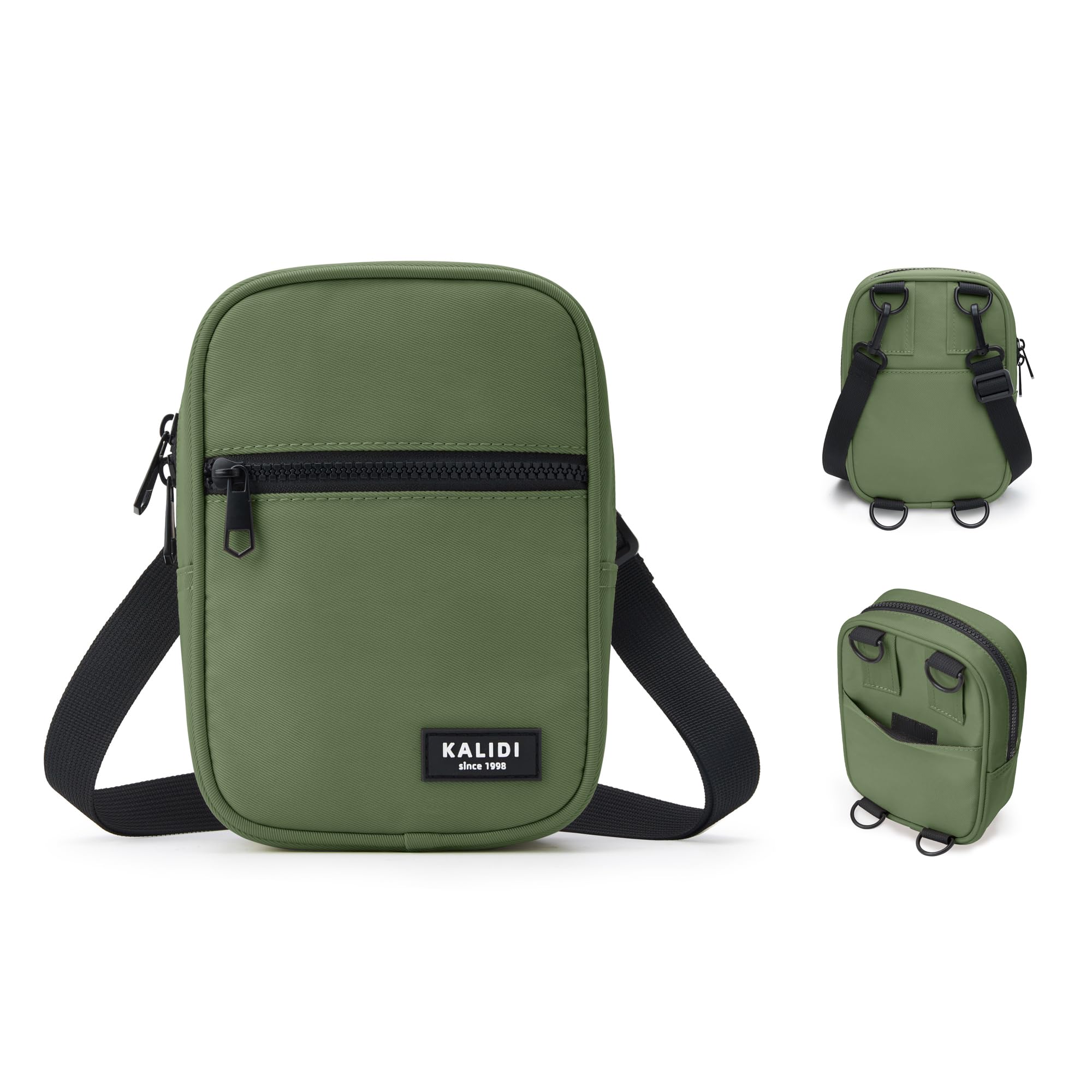 KALIDI Unisex Umhängetasche,Herren & Damen Klein Crossbody B