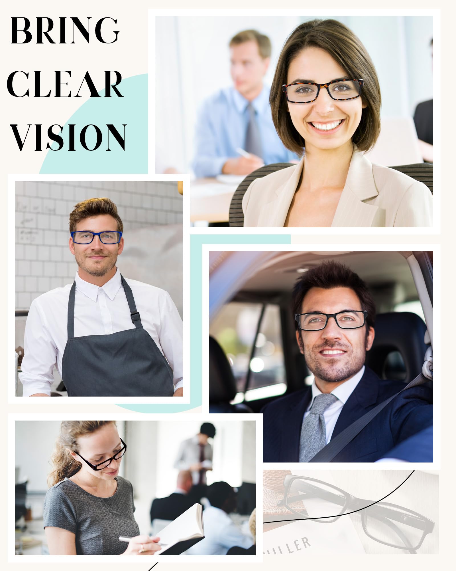 Umigy 24er-Pack Lesebrillen, Bulk Reading Gläser, für Herren, Damen, Lesebrille, Frühlingsgläser, leichte Eyebrille
