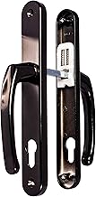 TSS UPVC Lever Door Handle with 92-210mm Backplate (242x34mm) - External Black