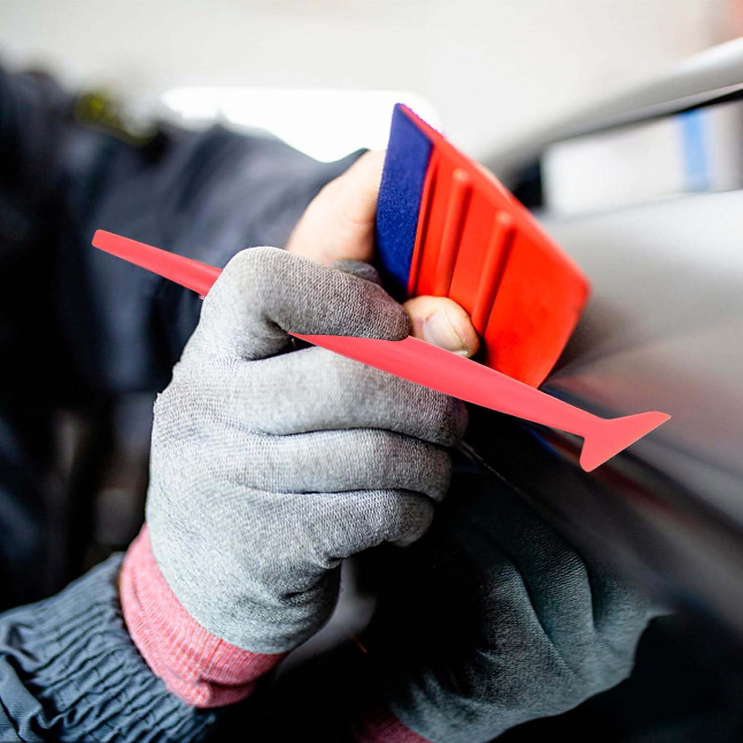 1set Vinyl Wrap Tool Car Film Squeegee Kit for Precise Trimming and Sealing for Tinting and and User-Friendly Design