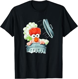Disney The Muppets Beaker Hiding in Big Chest Portrait T-Shirt