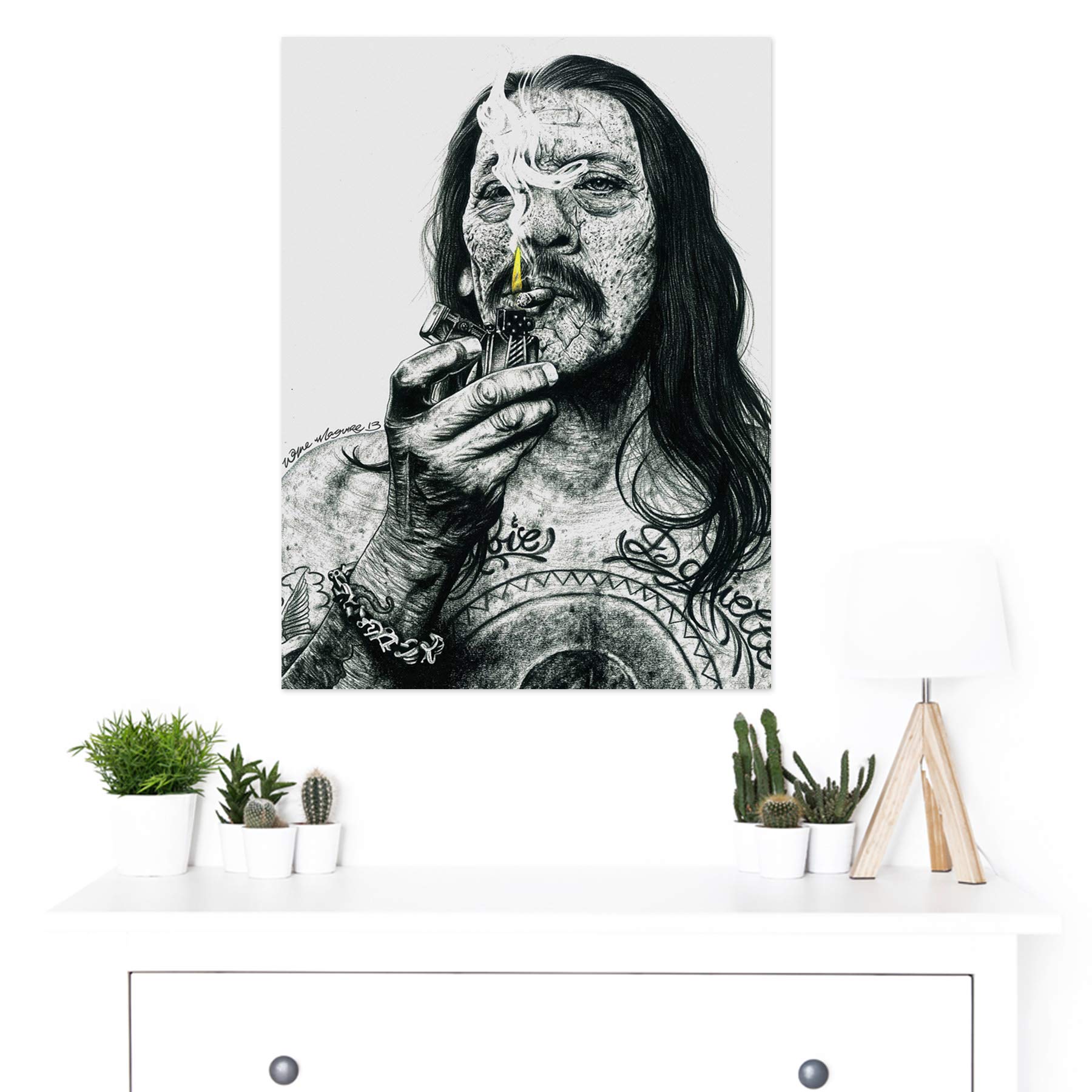 Amazon.com: Wee Blue Coo Danny Trejo Tattoo Inked Ikons Wayne