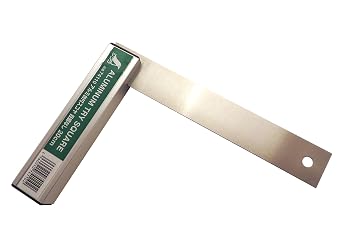 Shinwa Japanese 200 mm/ 8" Machinist Engineer Square Aluminum & Stainless Steel 74110