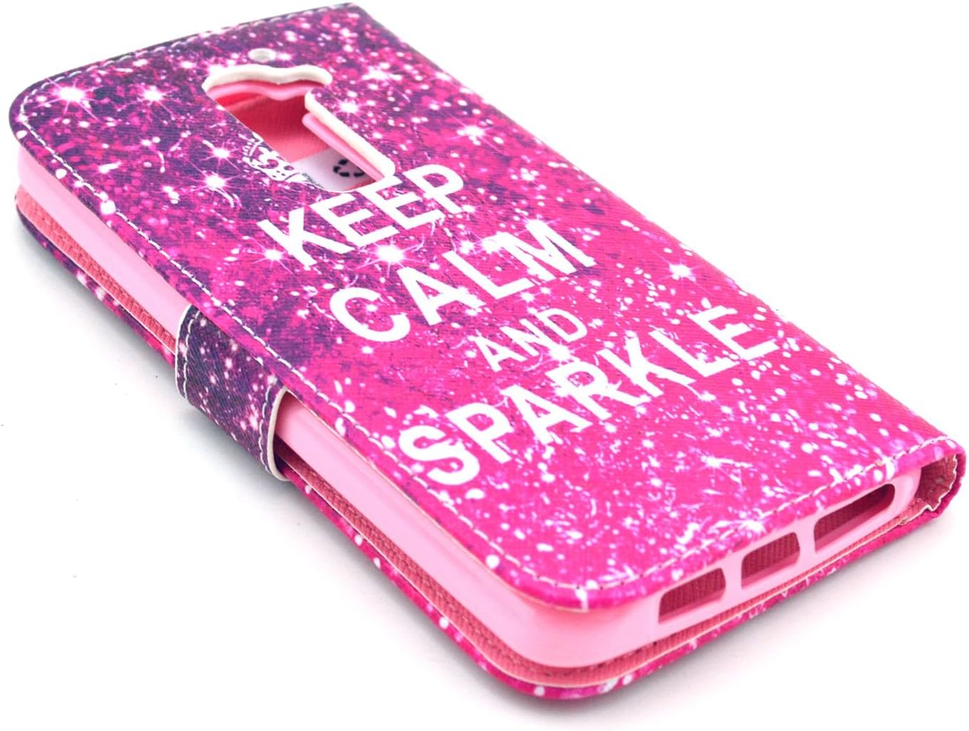 LG G2 Case, Speedtek Nebula Pattern Premium PU Leather Wallet Flip Protective Skin Case with Magnetic Closure for LG G2 LG Optimus G2 [At&T, Sprint, T-Mobile] (Built-in Credit Card/ID Card Slot)
