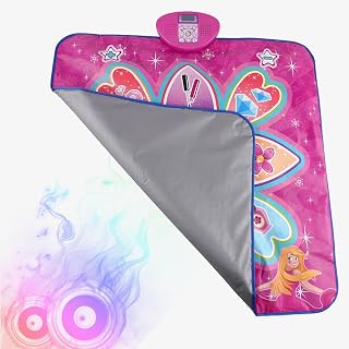 Vrseis Dance Mat Gift for 3-12 Year Old Girls Boys Dance Pad Blanket 90cm/35in Indoor/outdoor Floor Mats 7 Game Modes High Sensitivity Gaming Experience
