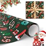 67 Christmas Wrapping Paper - Funny 67 Meme Gift Wrap for Santa & Gag Gifts, Festive Holiday Wrapping Paper for Teens, Friends, Coworkers, Wrap Your Presents in Holiday Fun (20 * 30in)