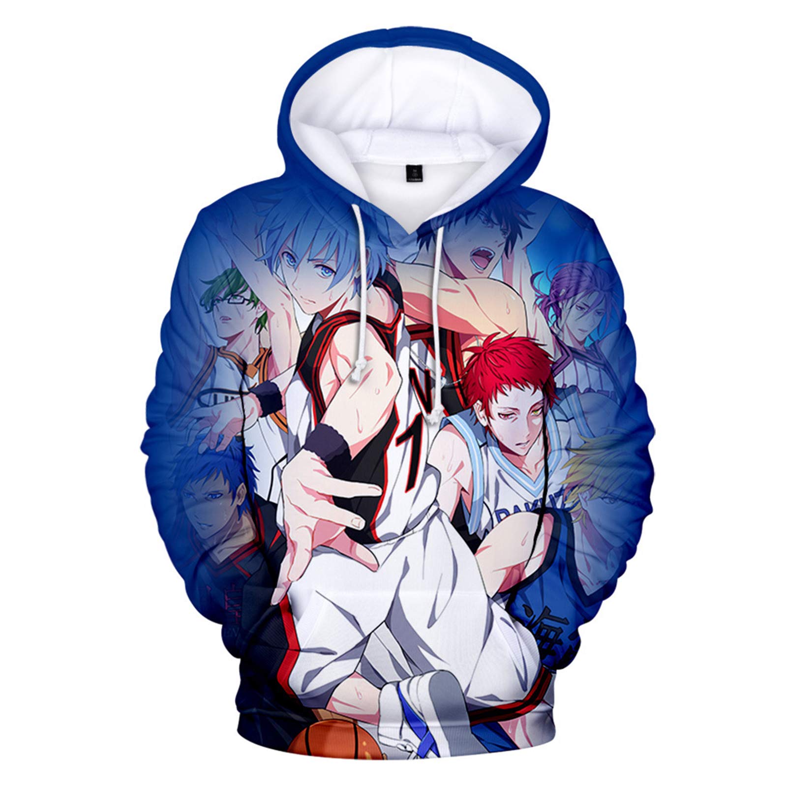 Keepmore Women's #9 Kuroko's Basketball Hoodie Unisex Anime Kuroko's Basketball Kuroko Tetsuya Kagami Taiga Cosplay Hooded Sweatshirt Harajuku Hip Hop Hoody