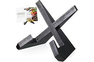 Rustic Wood Cookbook Stand: Elevate Your Kitchen Functionality