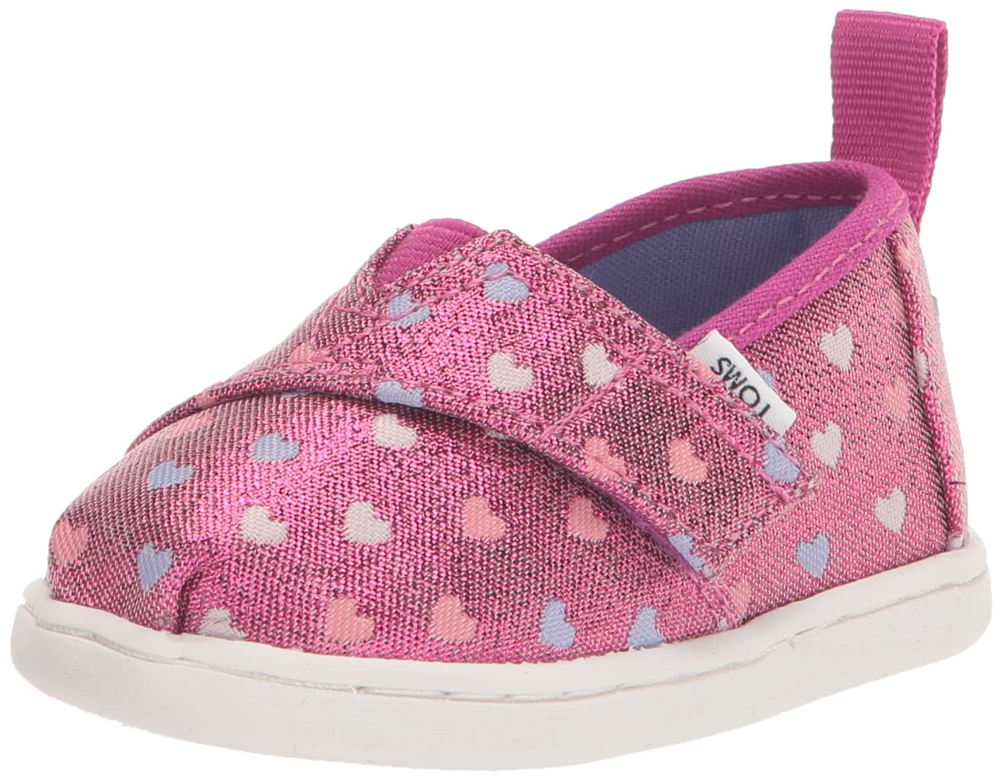 TOMS Girl's Alpargata' Loafer, Pink, 4 UK Child