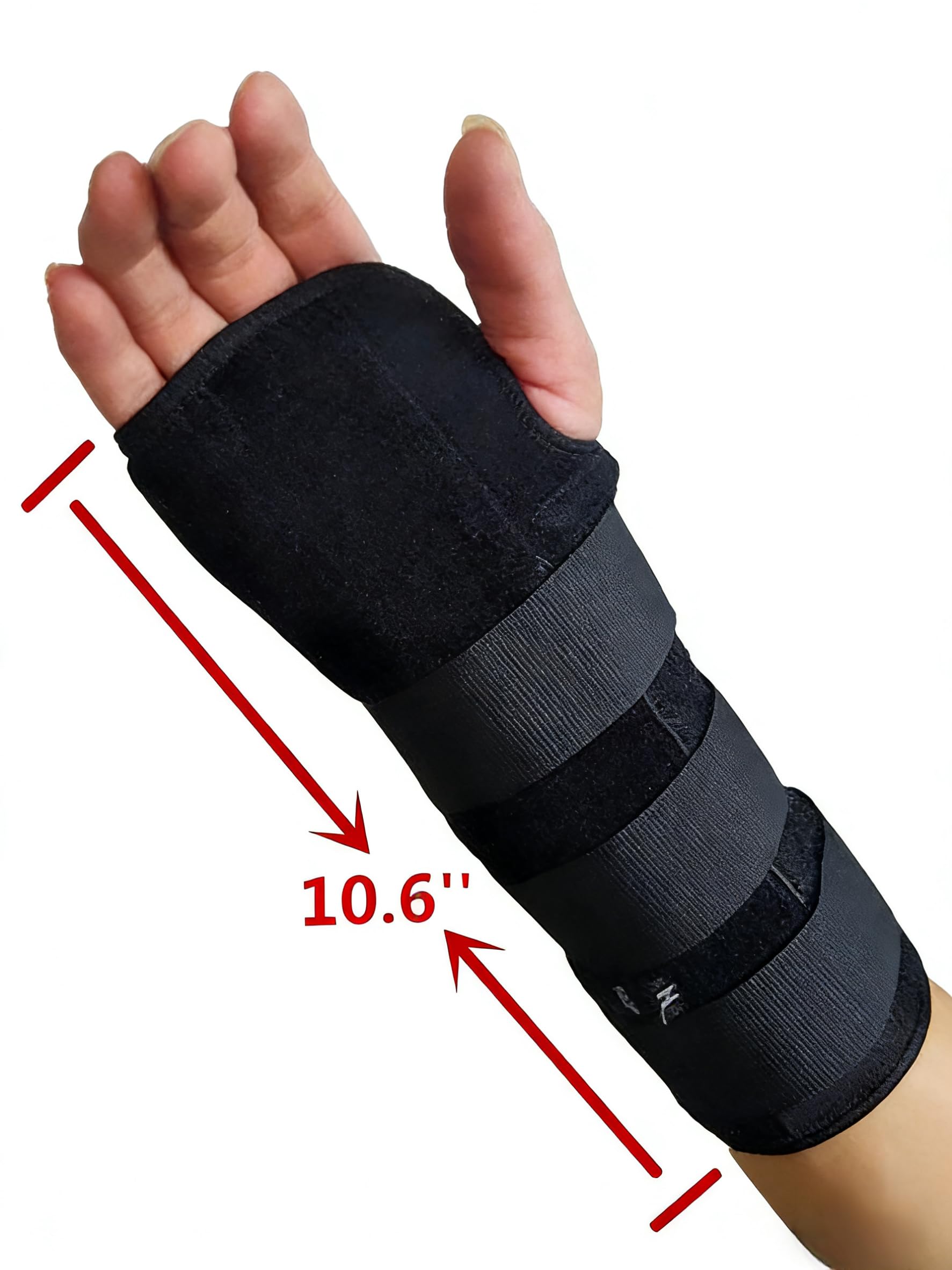 Férula de soporte para antebrazo y muñeca, férula inmovilizadora, férula de muñeca (mano derecha)
