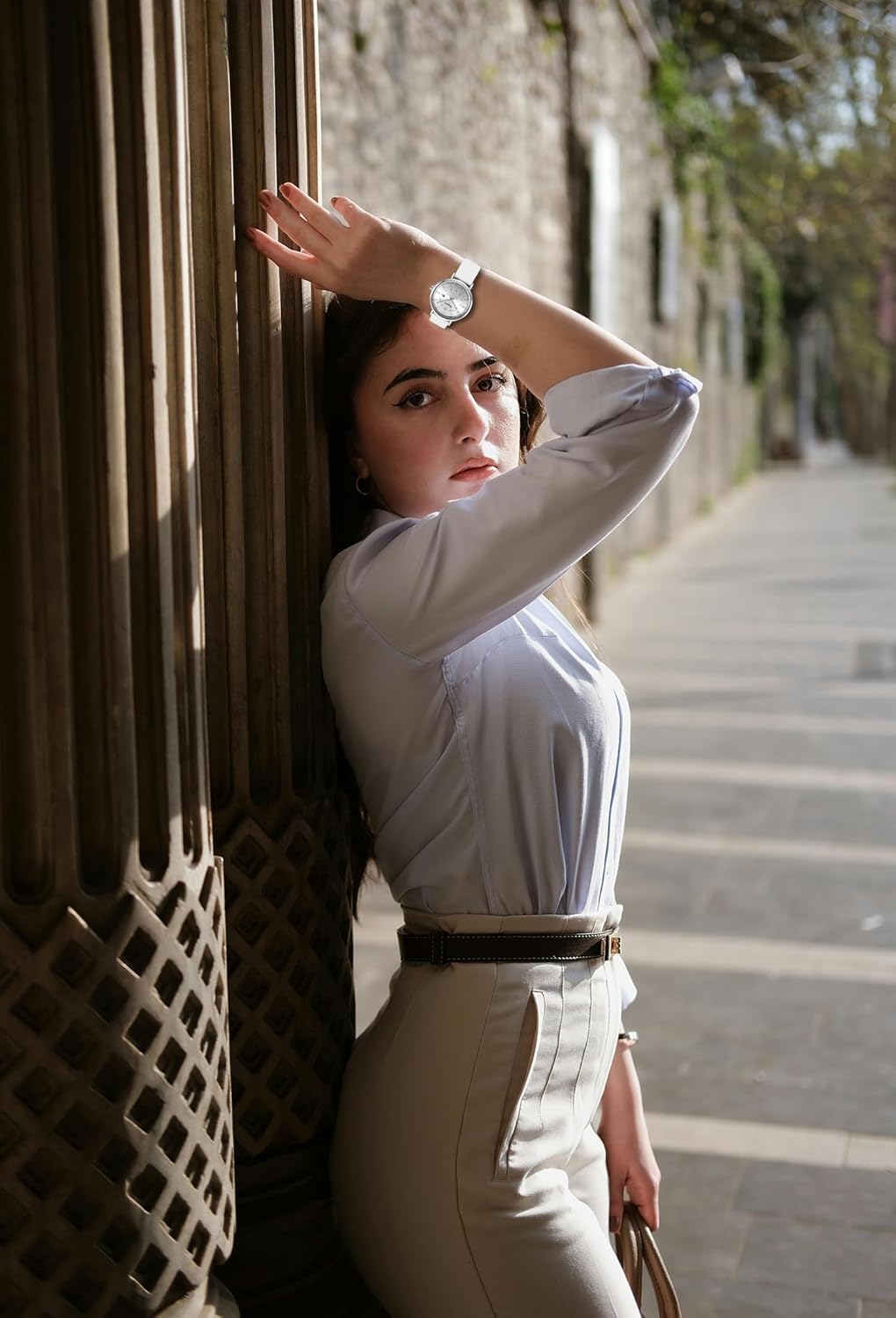 Quartz Analog Watch,Silicone Band, Calendar Date Display, Water Resistant, Watch for Women Nurses Female Nursing Students Lady R8633 white image 6 of 7 B0DS8XPGBV