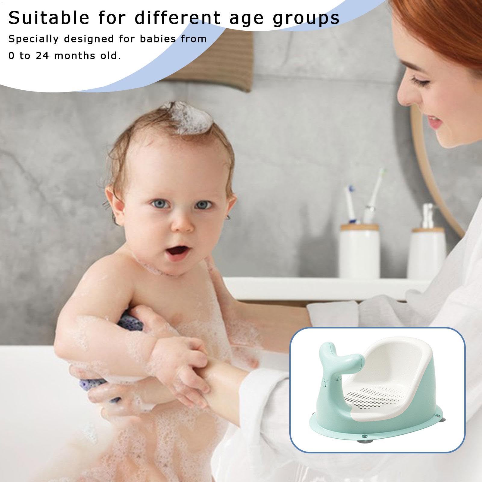 Seggiolino da bagno per bambini, Sedile da bagno per bambini | Sedia da doccia staccabile,Seggiolino da bagnetto per bambini Seggiolino da bagno per bambini antiscivolo Seggiolino da bagno per sedersi