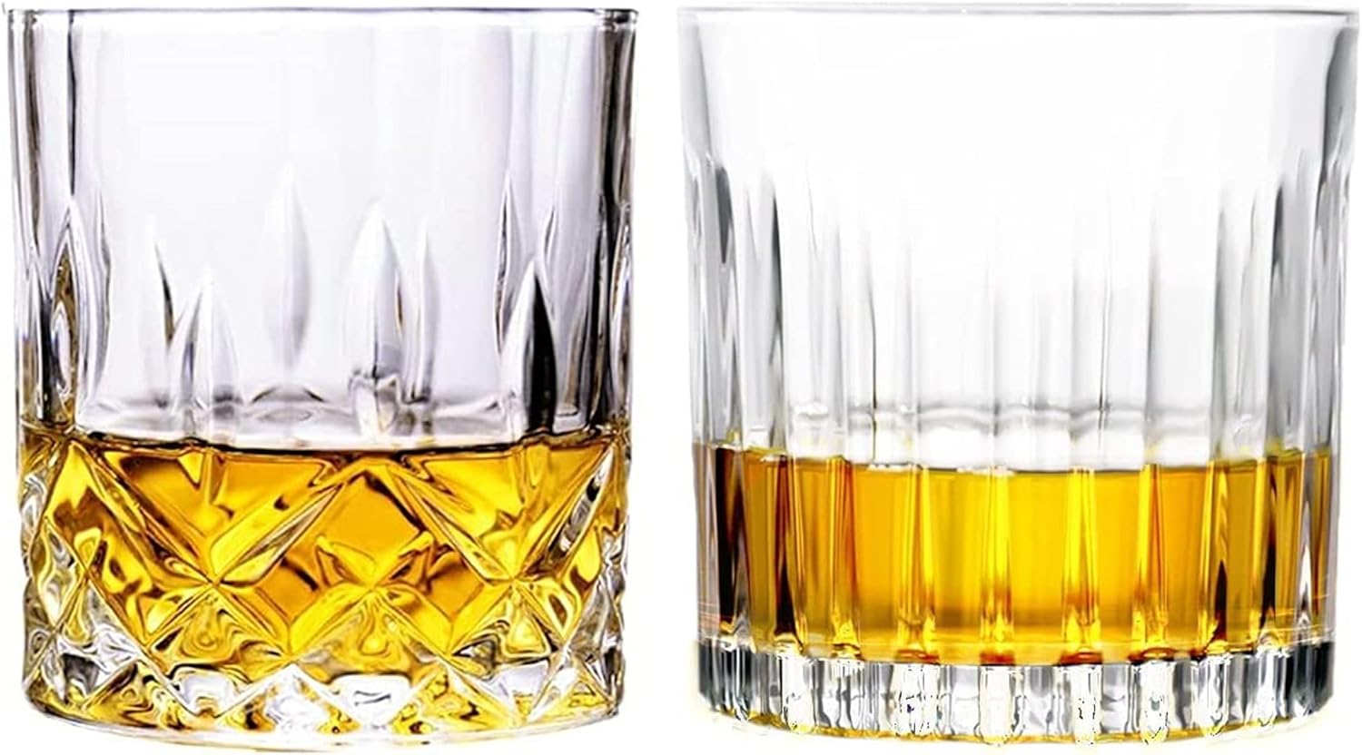 GLASKEY Whiskey Glasses Set