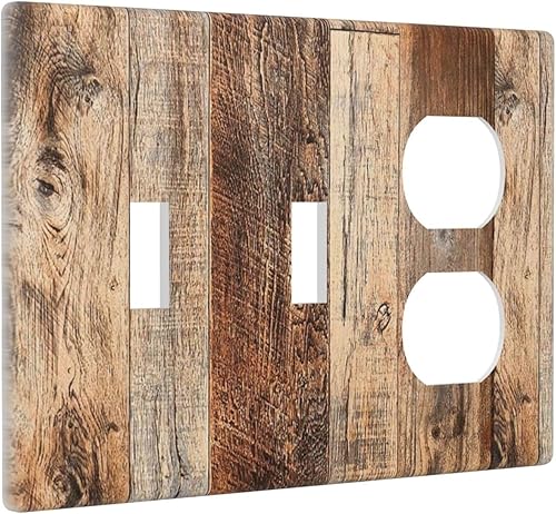 Miniatura 131 de Placa Decorativa de Pared Beige Boho de Mediados de Siglo Sol Abstracto 1-Gang Retro Años 70 Arte Geométrico Moderno con Arco Eléctrico Interruptor