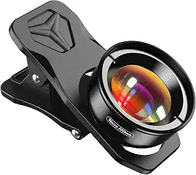 APEXEL Lente macro de fotografia profissional para smartphone, lentes macro para iPhone, Samsung, Galaxy, Oneplus, telefone Android (serve para quase todos os telefones), acessório de lente de celular