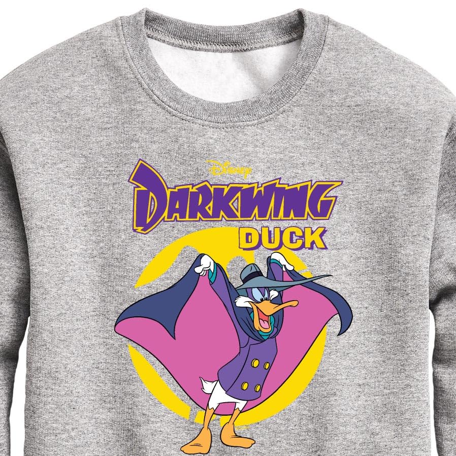 Disney Darkwing Duck - Original Logo - Toddler & Youth Crewneck Fleece Sweatshirt3