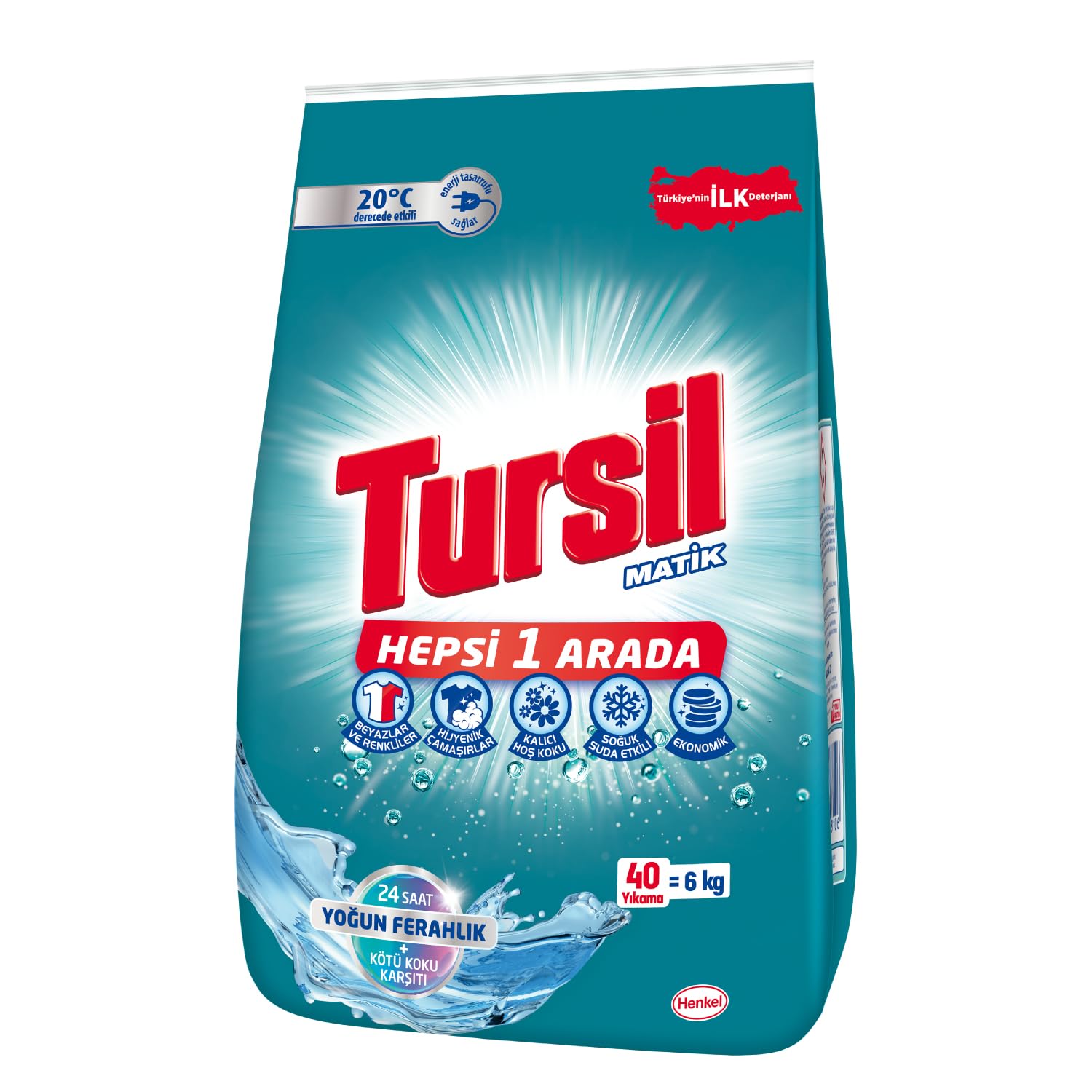 Tursil Yoğun Ferahlık Toz Deterjan 6KG