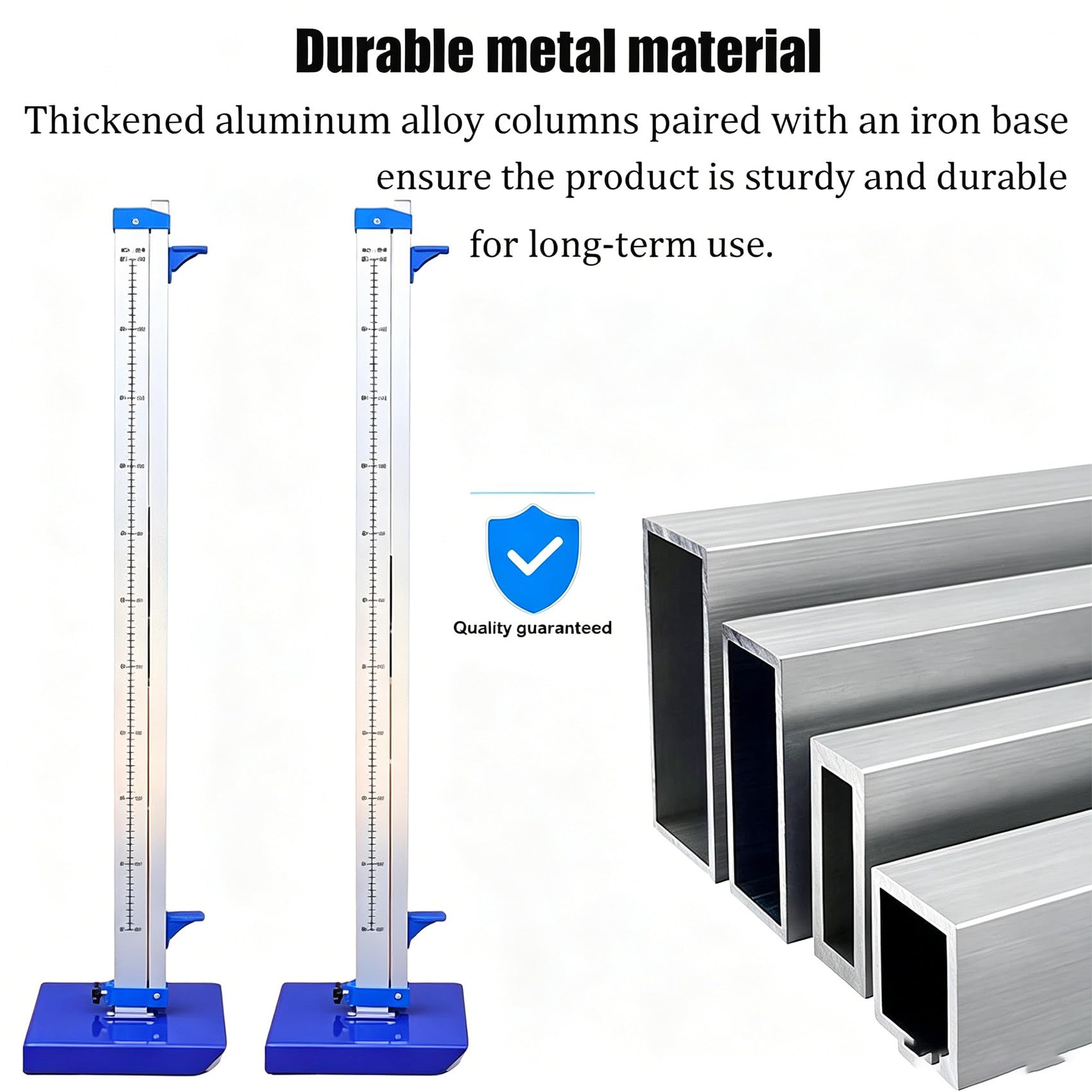 Profesjonalny Standard Do Skoku Wzwyż Dla Lekkoatletów, 1 Para Ram Do Treningu Skoku Wzwyż, Aluminium, Ze Stabilną Podstawą, Aluminiowy Przyrząd Do Pomiaru Skoku, Pomoc Treningowa