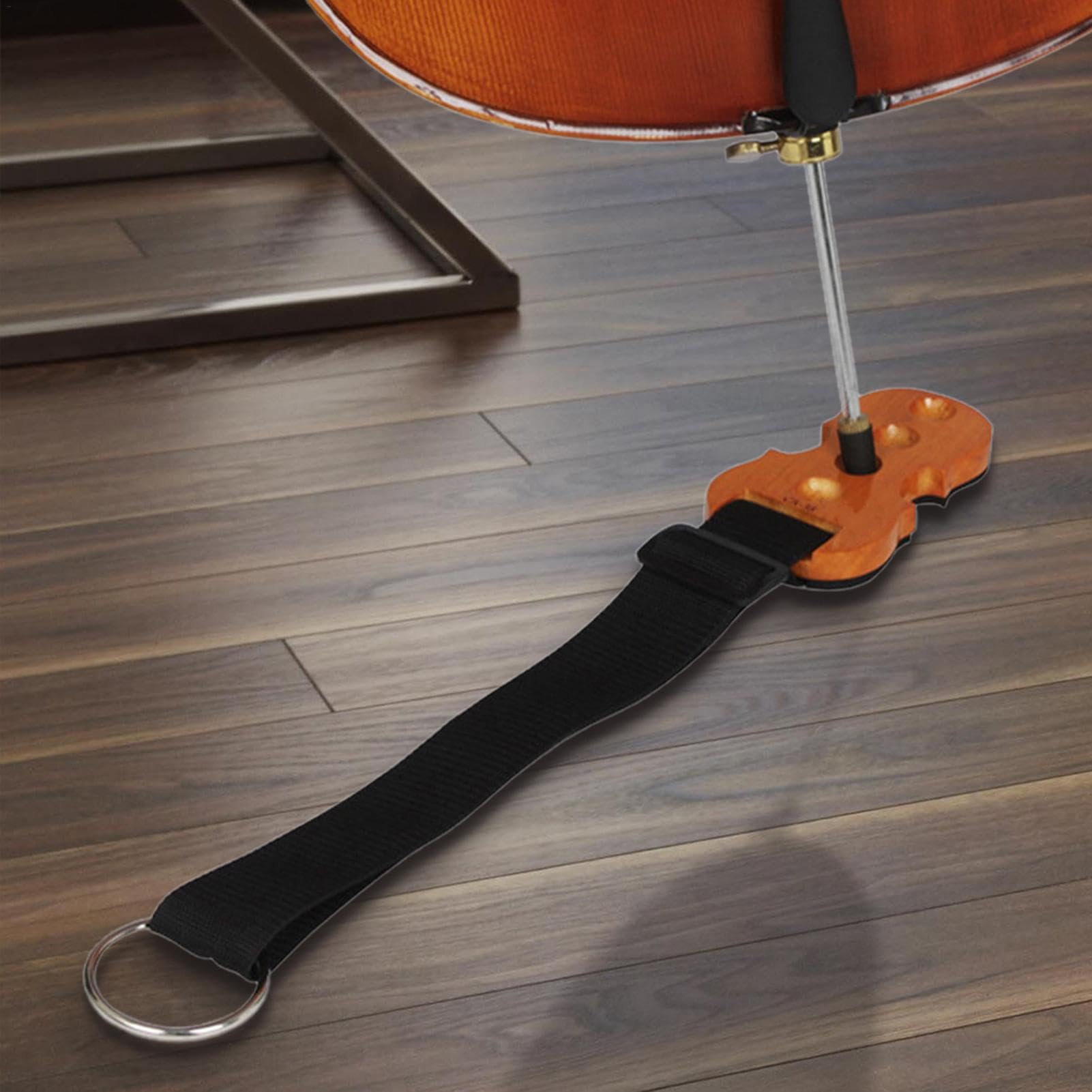 Cello-Endstifthalter, Cellogurt-Stopper | Verstellbarer, rutschfester Endpin-Rest-Halter für Cello,Tragbares Cello-Anti-Rutsch-Pad, Cello-Zubehör für den Auftritt auf der Heimbühne
