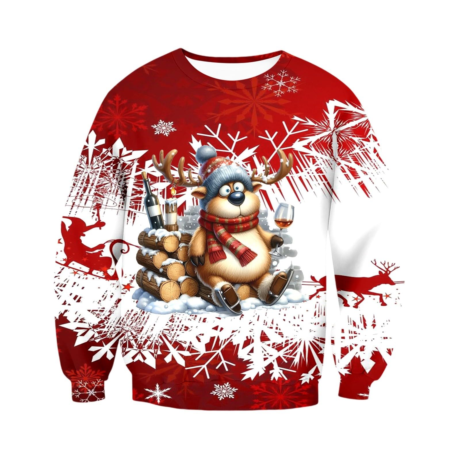 Pullover Men's Jumper Sweater Men's Jumper Sweatshirt Without Crew Neck Jumper for Leisure Perfect for Layering or as Independent Styling, Ideal for Everyday Comfort