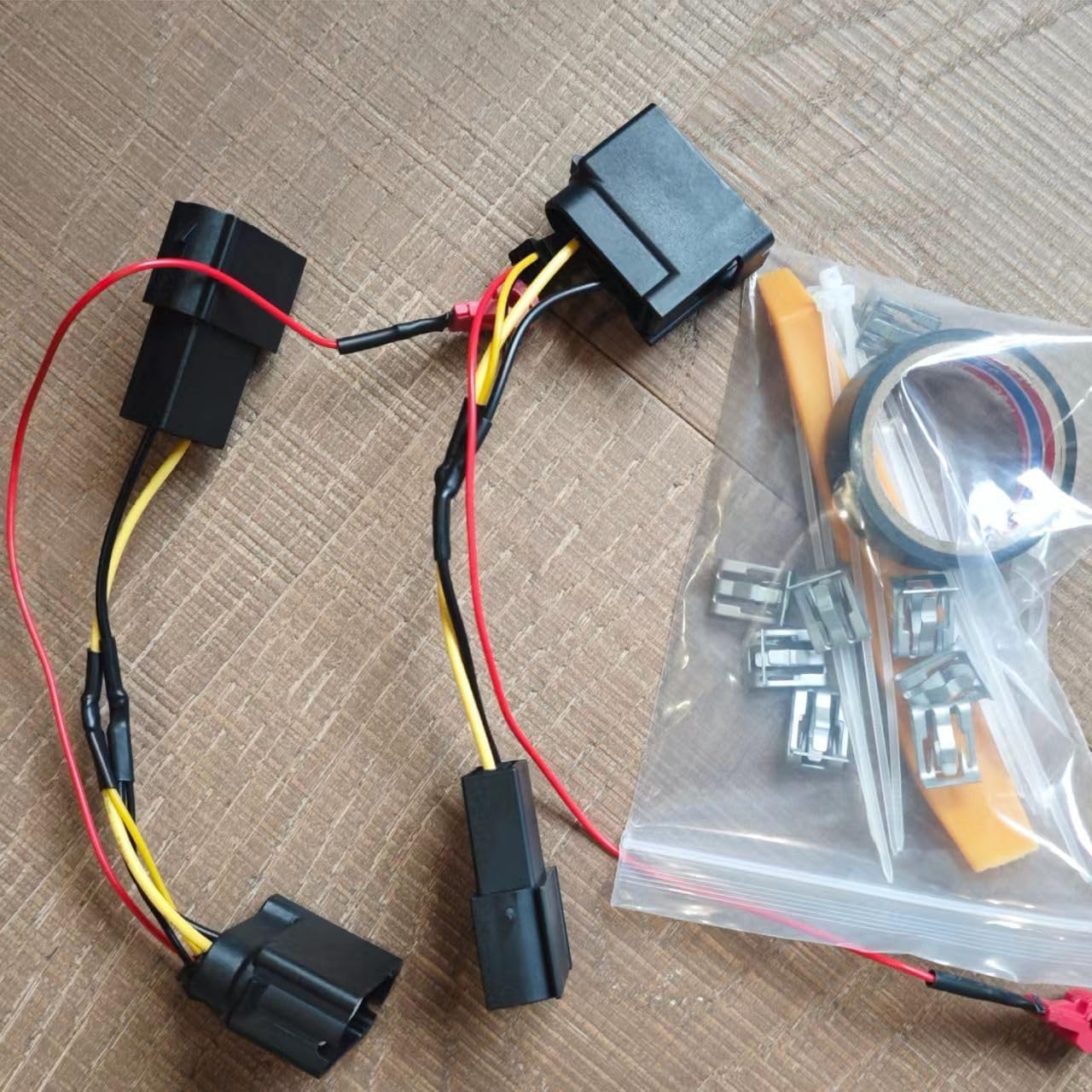 LED Side Marker Lights for 2022-2025 Ford Maverick - Smoked Black DRL with Maverick Logo, Plug-and-Play Ford Maverick Accessories Add Ons (With Amber DL)