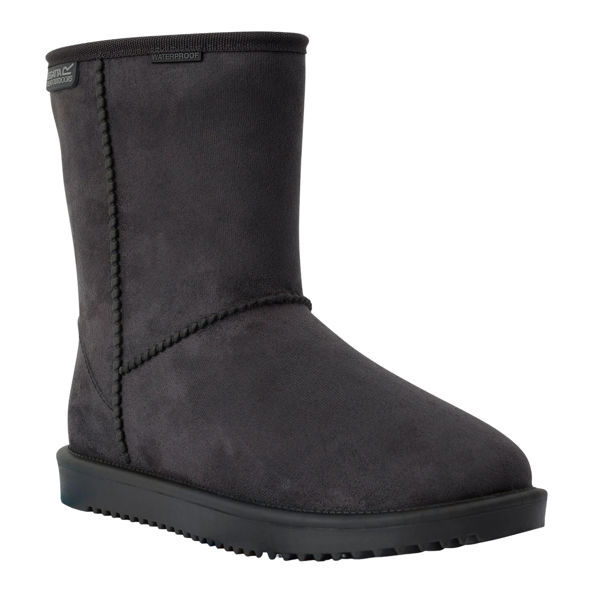 Regatta Women's Grey 'Risley' Mid Fur Lined Wellies Size 5