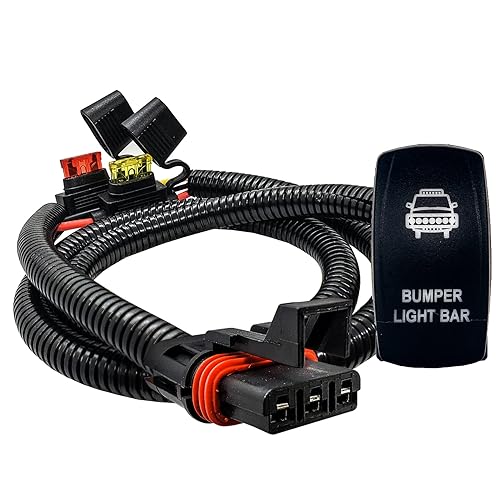Kit de cables de enchufe de barra de bus de potencia con interruptor basculante de encendidoapagado compatible con Polaris Pulse Power Busbar RZR