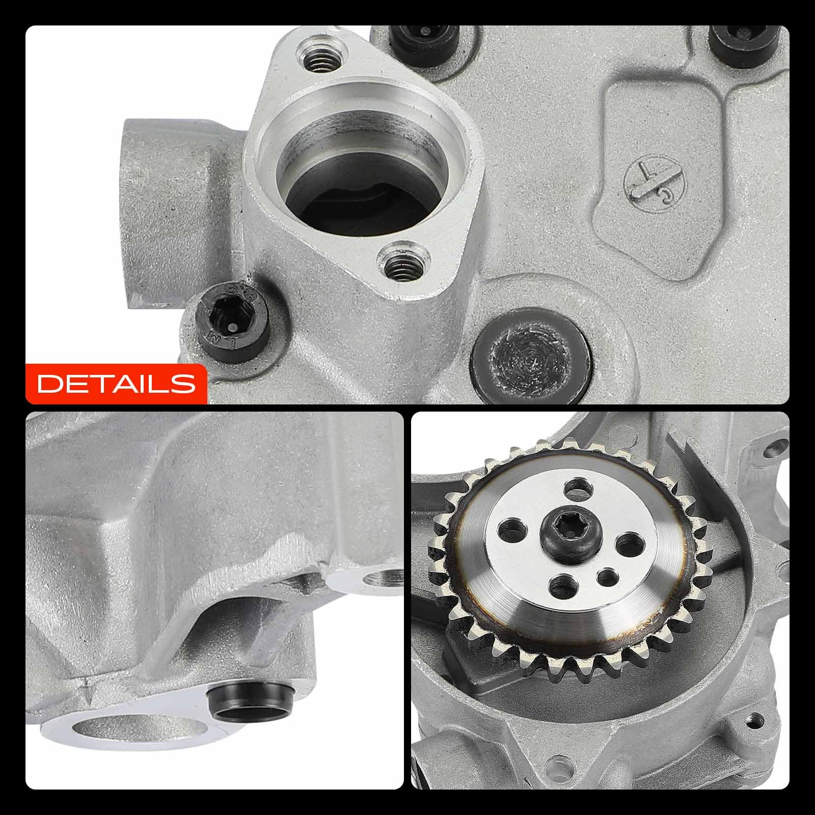 Frankberg Pompe à huile 03C115105AG | Compatible avec: A1 Sportback 8XA 8XF, Polo 6C1 6R1, Altea XL 5P5 5P8, T.o.u.r.a.n 1T1 1T2, CC 358, Golf Plus 521 5M1