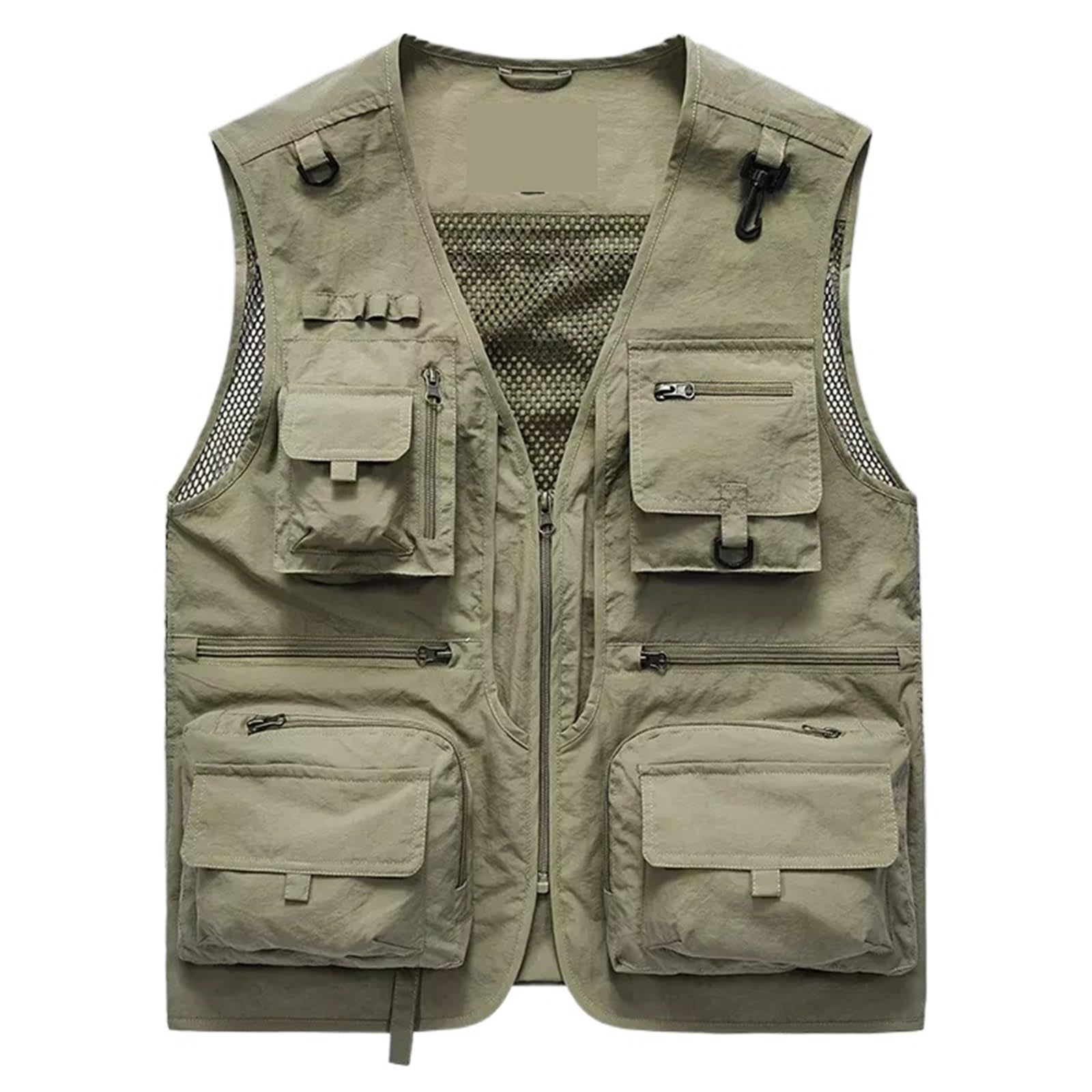 Gilet Porte-Outils Gilet de pêche randonnée for hommes d'été