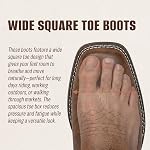 J's.o.l.e Western Cowboy Boots Men Square Toe Botte Cowboy Homme Stylish Ankle Chelsea Boots Brown Black Tan