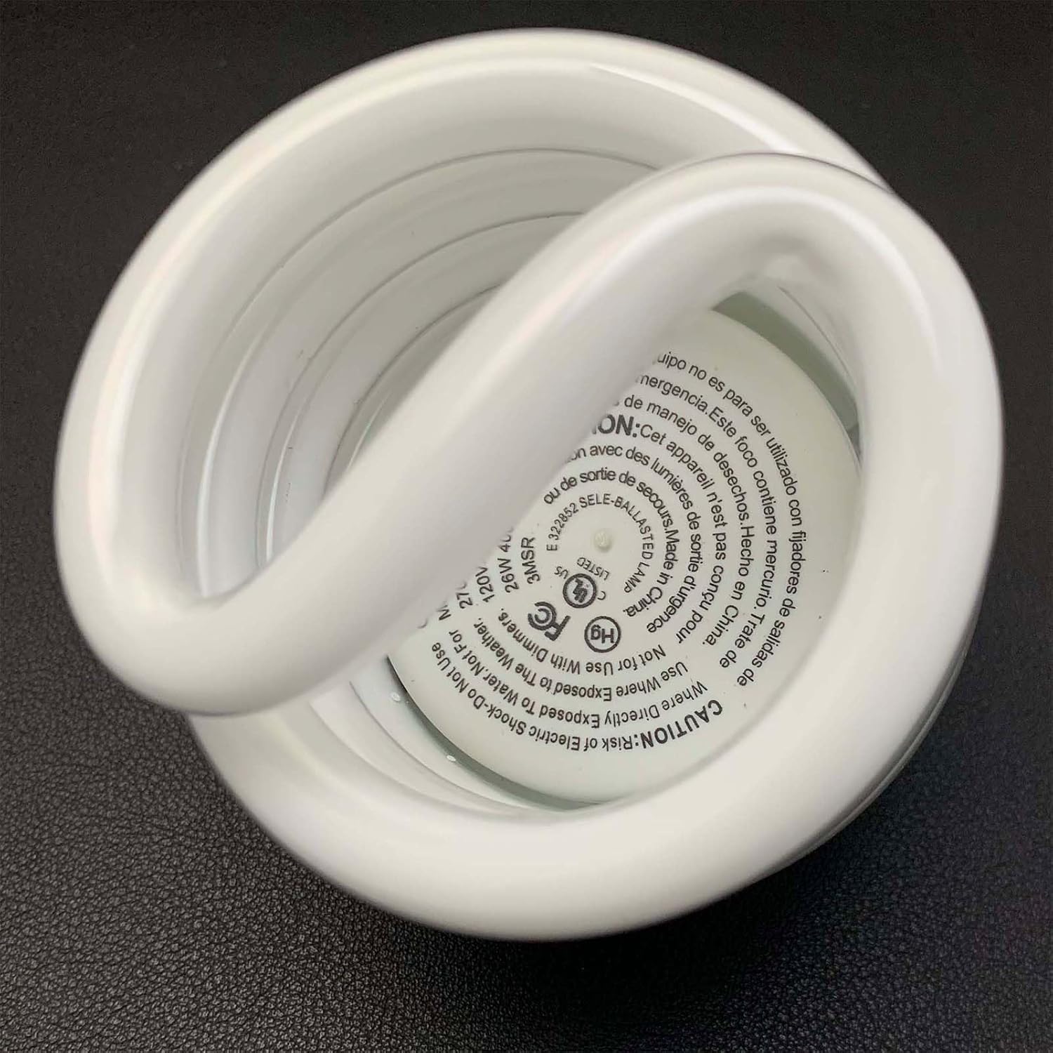 Compact Flourescent Bulbs CFL Light Bulbs Energy Efficient UL 26W 2700K 1550lm Spiral GU24 Base (2)