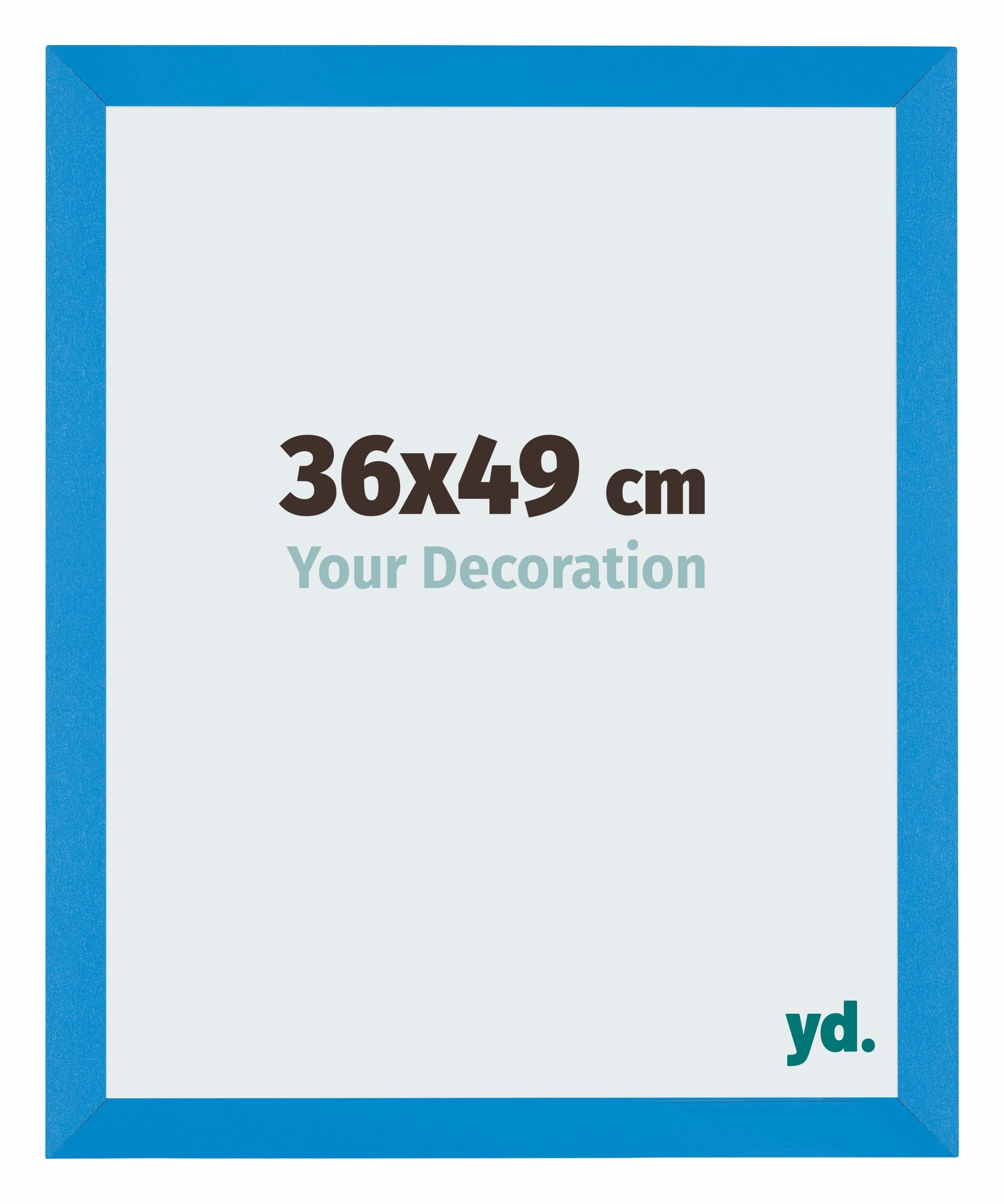 Your Decoration - Puzzle frame 36x49 - Bright Blue - Puzzle frame 500-1000 Pieces - MDF Photoframe - Mura