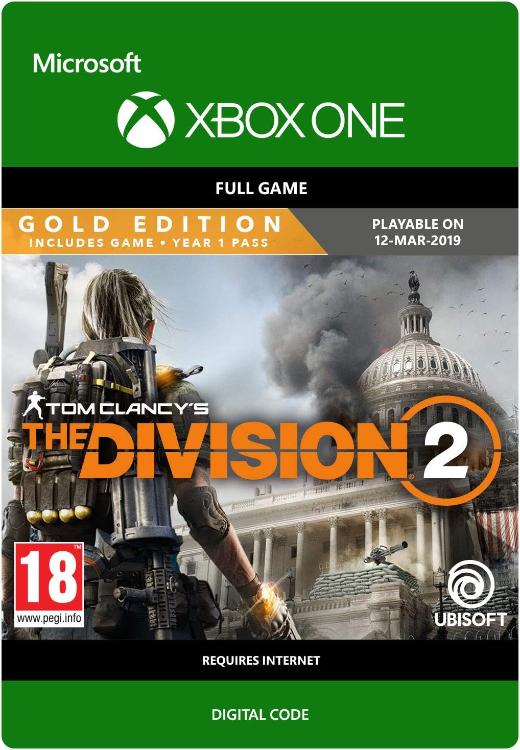 Tom Clancy S The Division 2 Gold Edition Xbox One Download Code Amazon Co Uk Pc Video Games