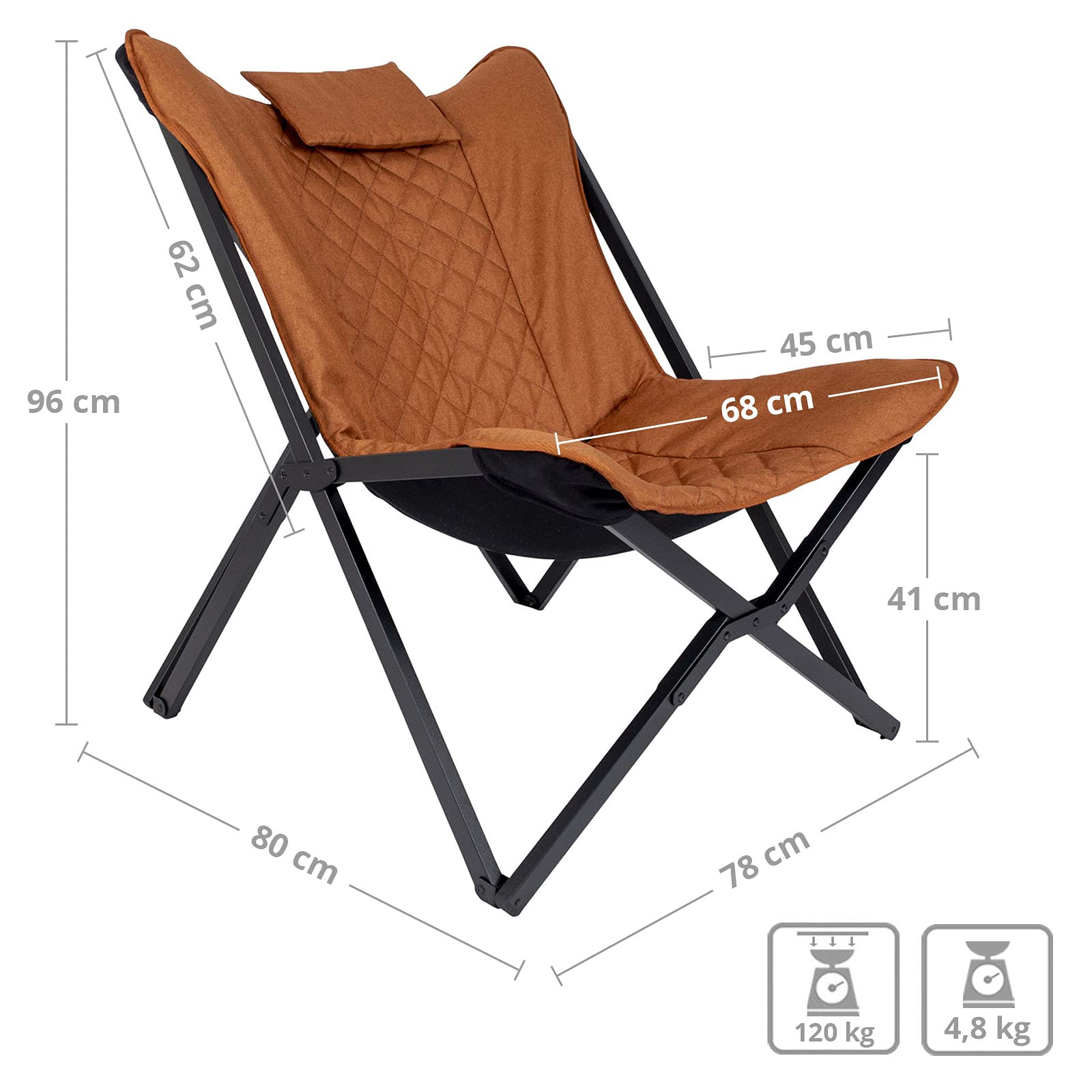 Bo-Camp - Urban Outdoor - Ottomane - Bromley - Rund