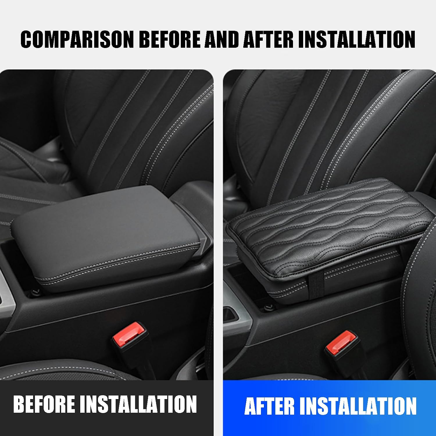 Car Armrest Pad for BMW Serie 3 Series 3er/M3 F80 G20 F30 E90 2005-2024 Car Center Console Cover Center Console Pad Car Armrest Seat Box Cover Protector
